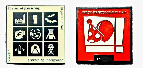 Nova Scotia CITO Events trackable Geocaching Wooden Nickel 