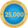 25000 Cache Milestone Coin and Tag Set