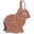 Chocolate Bunny Bitten Tail Geocoin