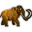 Mammut Geocoin - Poliertes Gold / Kupfer XLE (75)