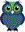Baby Owl Geocoin - fish owl