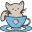 Cup Cats Geocoin - Ninaisha