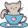 Cup Cats Geocoin - Nutella XLE20